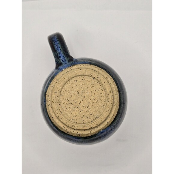 Cobalt Blue Mug Pottery Signed by Artist - Picture 10 of 13
